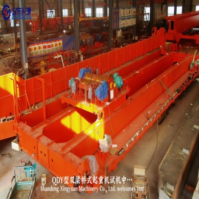 QDY雙梁橋式起重機(jī)試機(jī)！
